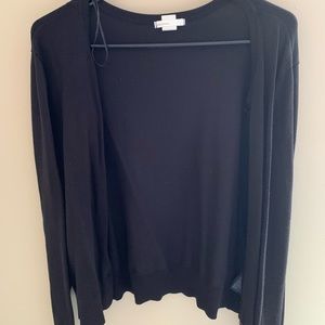 h&M black cardigan